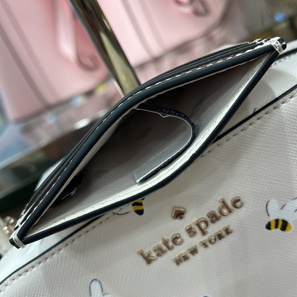Kate Spade honey bee small slim card holder
PARCHMENT MULTI - Picture 10 of 16
